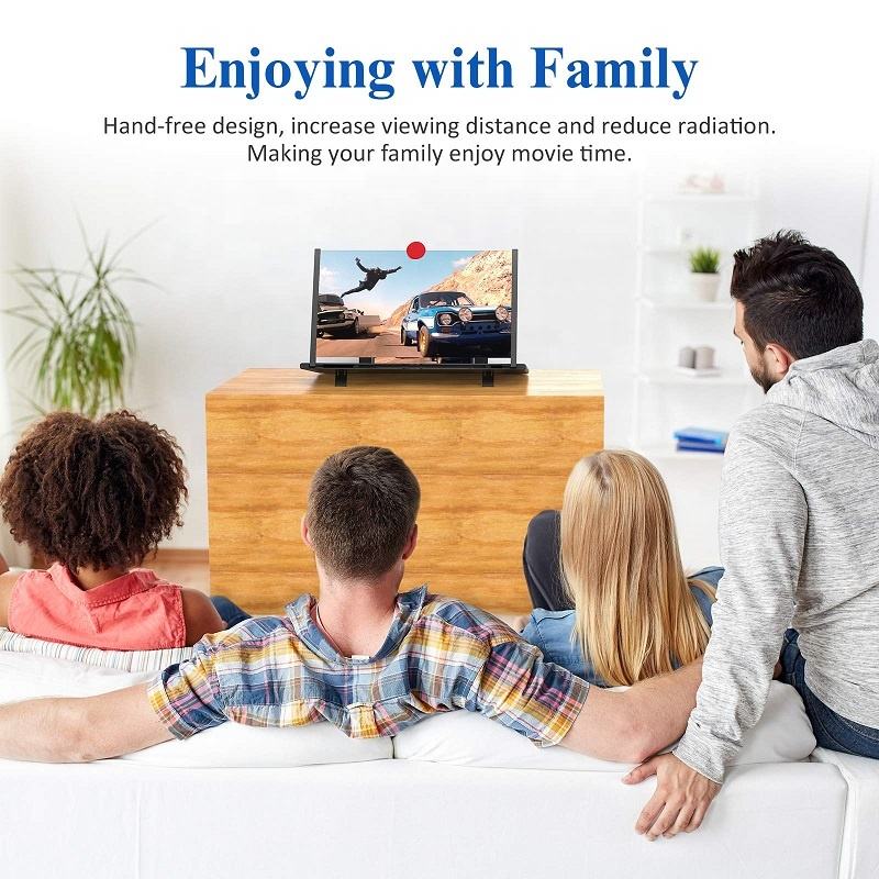 Mobile Phone Screen Magnifier with Folding Stand